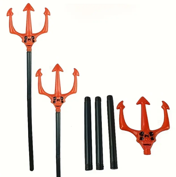 Kırmızı Renk Halloween Cadılar Bayramı Çatal 107 cm (5271) Kırmızı Renk Halloween Cadılar Bayramı Çatal 107 cm (5271)
