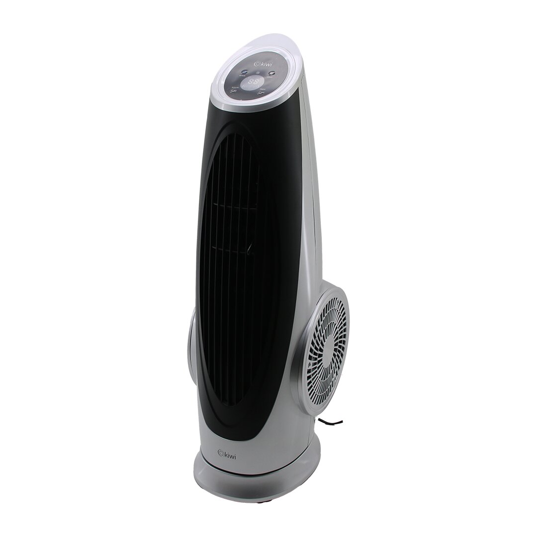KİWİ KFAN-7690  KULE TİPİ   TURBO FAN VANTİLATÖR   KUMANDALI - DOKUNMATİK EKRAN  130W   3 KADEME HIZ   Y: 75CM (5271)