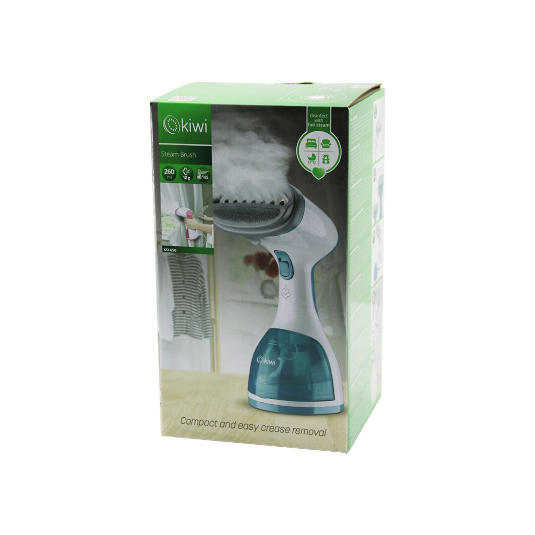 KİWİ KSI-650 PORTATİF BUHARLI KIRIŞIK GİDERİCİ ÜTÜ 1200W SU TANKI=260MLHIZLI ISINMA=45 SANİYEDAKİKADA=18GR BUHAR (5271)