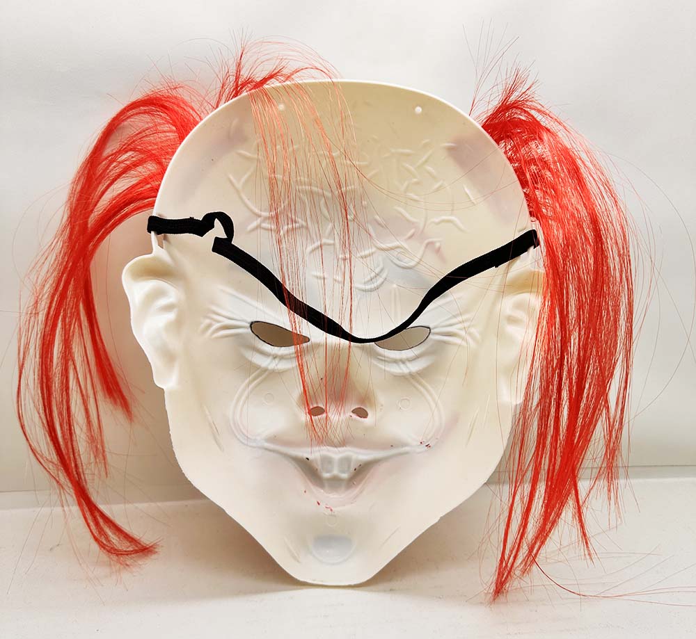 Kızıl Saçlı Joker Palyaço Maskesi (5271) Kızıl Saçlı Joker Palyaço Maskesi (5271)