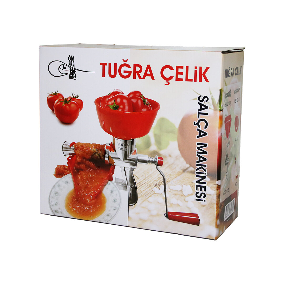 KOLLU   ALÜMİNYUM  SALÇA MAKİNESİ  SÜZGEÇLİ - PLASTİK HAZNELİ (5271)
