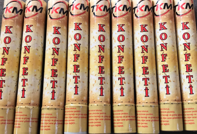 KONFETİ KARNAVAL METALİK RENKLİ 30CM (5271)
