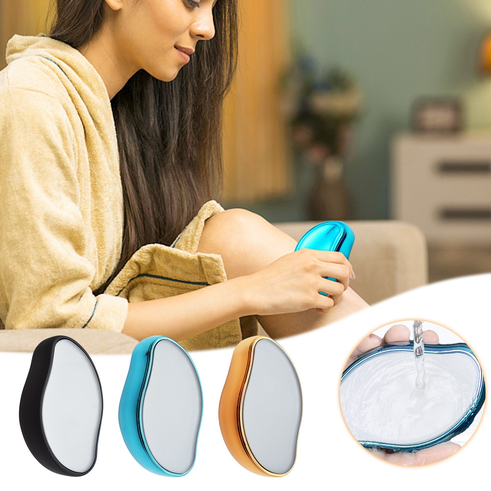 Kristal Epilatör Crystal Eraser Epilasyon Tüy Dökücü (5271)