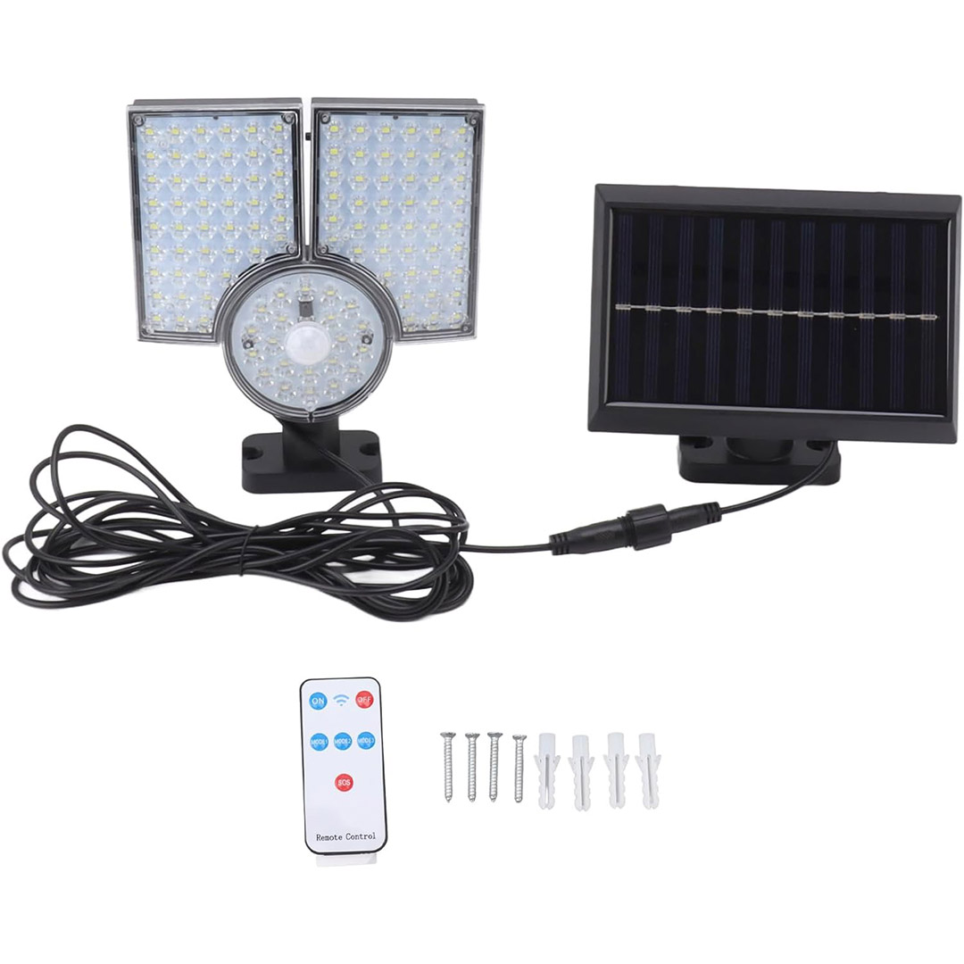 KUMANDALI SENSÖRLÜ SOLAR SOKAK LAMBASI (5271)