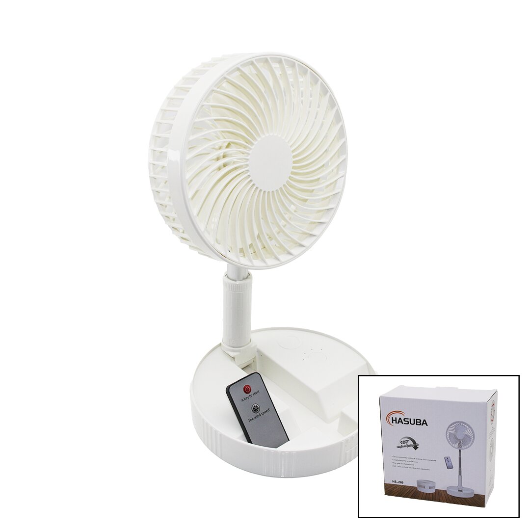 KUMANDALI MİNİ FAN M.ÜSTÜ VANTİLATÖR KATLANIR FAN=19.7CM - UZAYAN AYAK=35-102CM TELEFONLUKLU USB ŞARJ (5271)