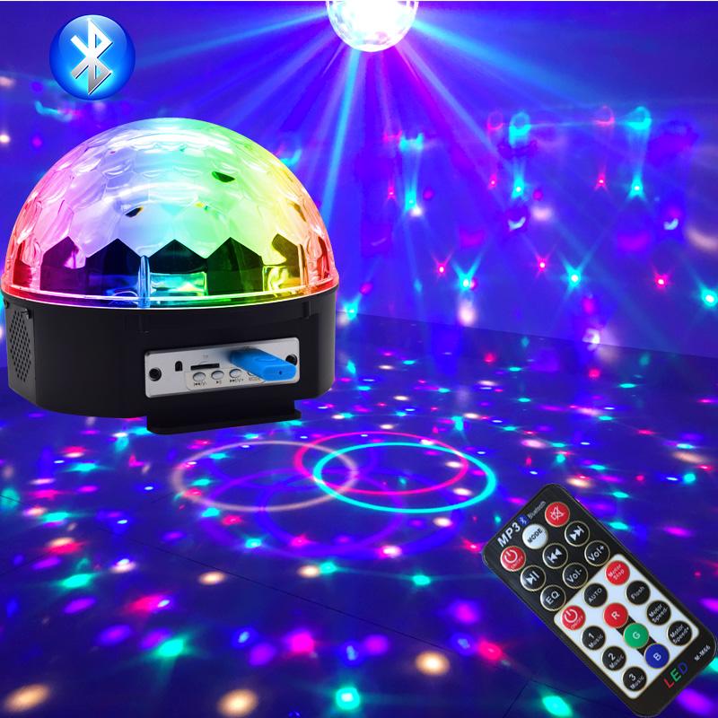 Küre Disko Topu Müzik Çalar Renkli Lazer Işıklı Bluetooth (5271)