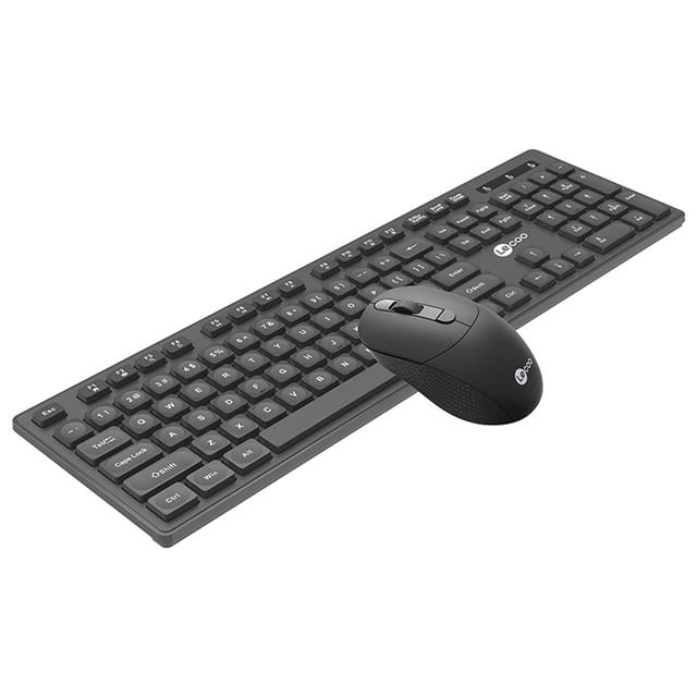KW201 Kablosuz Q Klavye - Mouse Set Siyah (5271)