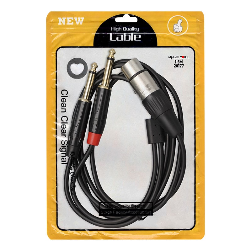 LD369A CANON ERKEK+ 6.3 MONO ERKEK 1.5 METRE KABLO (5271)