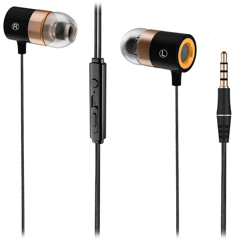 LECOO EH103 3.5MM JACKLI KABLOLU KULAK İÇİ MİKROFONLU SİYAH KULAKLIK (5271)