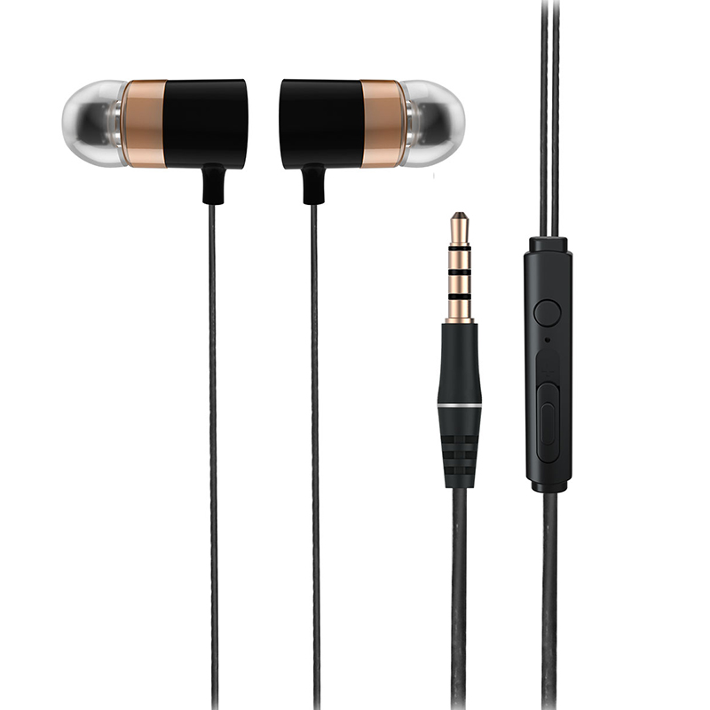 LECOO EH103 3.5MM JACKLI KABLOLU KULAK İÇİ MİKROFONLU SİYAH KULAKLIK (5271)