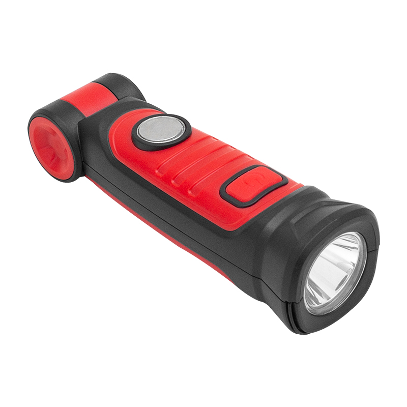 LED+COB IŞIK ÇOK FONKSİYONLU PİLLİ (3*AAA) EL FENERİ (5271)