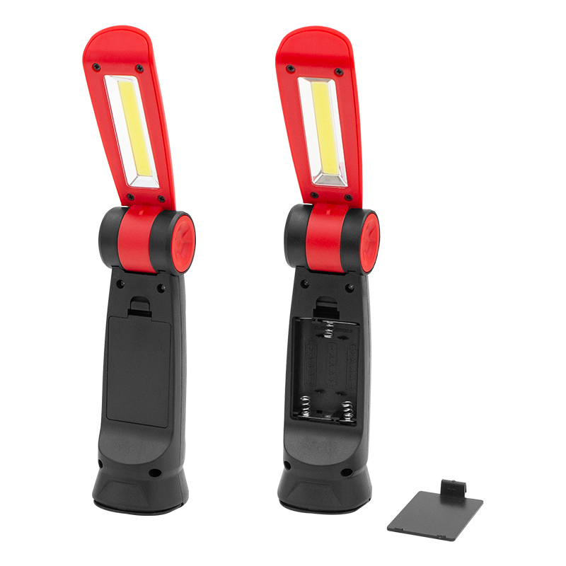 LED+COB IŞIK ÇOK FONKSİYONLU PİLLİ (3*AAA) EL FENERİ (5271)