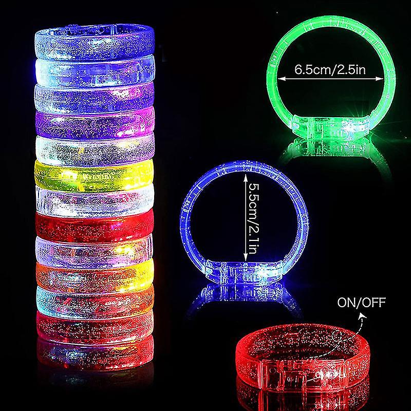Led Işıklı Pilli Işıklı Rengarenk Kalın Bileklik Işıklı Bilezik Karışık Renk 1 Adet (5271) Led Işıklı Pilli Işıklı Rengarenk Kalın Bileklik Işıklı Bilezik Karışık Renk 1 Adet (5271)