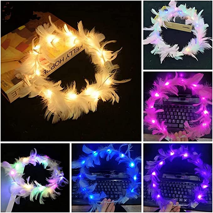 Led Işıklı Rengarenk Yanan 3 Fonksiyonlu Otrişli Parti Tacı Beyaz Renk 12x12 cm (5271) Led Işıklı Rengarenk Yanan 3 Fonksiyonlu Otrişli Parti Tacı Beyaz Renk 12x12 cm (5271)