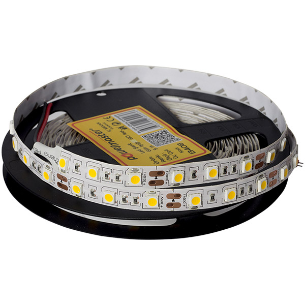 LED ŞERİT 3 ÇİPLİ MAVİ İÇ MEKAN SİLİKONSUZ 60 LED 5 METRE FİYATI  (5050) (5271)