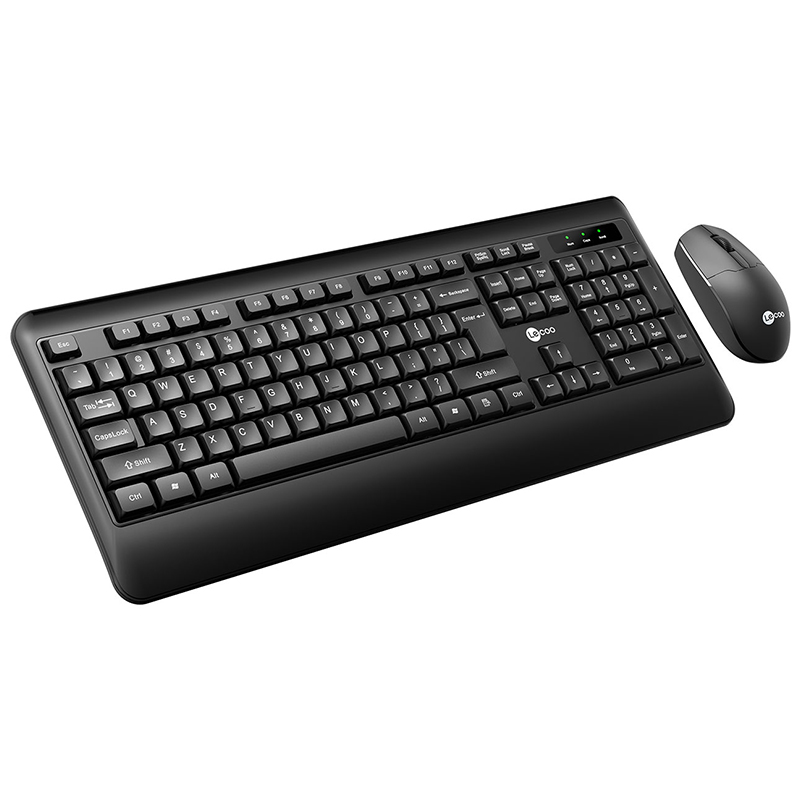 LENOVO LECOO KW202 KABLOSUZ Q KLAVYE  MOUSE SET SİYAH (5271)