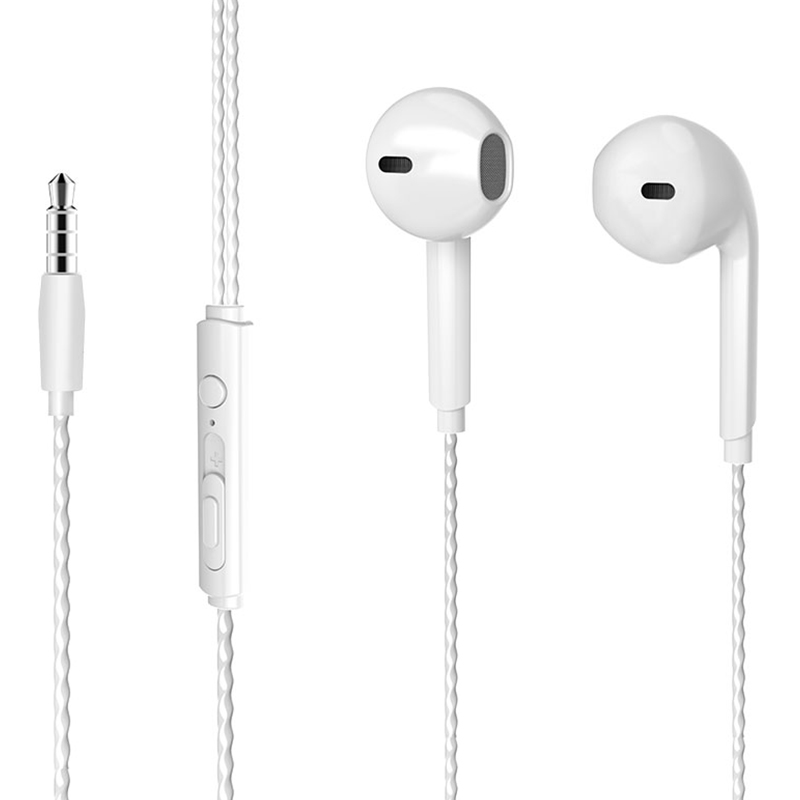 LENOVO LECOO EH104W 3.5MM JACKLI KABLOLU KULAK İÇİ MİKROFONLU BEYAZ KULAKLIK (5271)