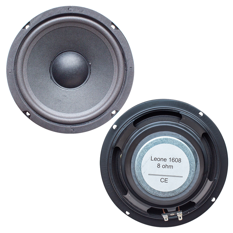 LEONE 1608 16 CM 8 OHM TWEETERSIZ TEKLİ HOPARLÖR (BASS HOPARLÖR) (5271)