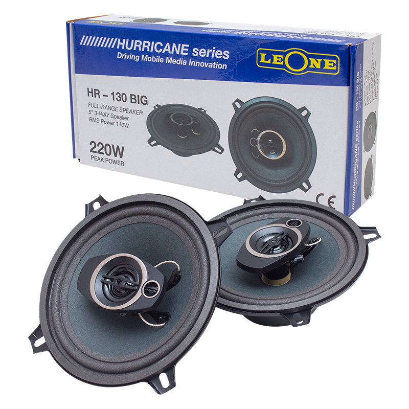 LEONE HR-130 BIG 13 CM 220 WATT MAX 110 WATT RMS 3 YOLLU 2Lİ TAKIM KUTULU 13 CM OTO HOPARLÖR (5271) LEONE HR-130 BIG 13 CM 220 WATT MAX 110 WATT RMS 3 YOLLU 2Lİ TAKIM KUTULU 13 CM OTO HOPARLÖR (5271)