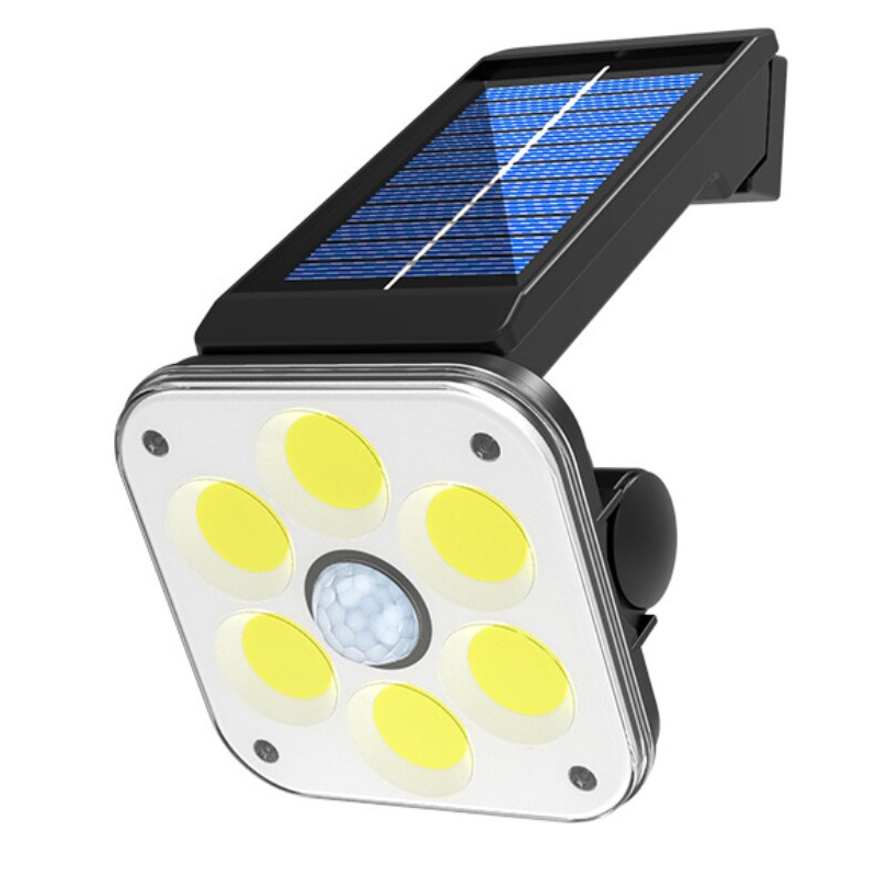 LF-1750A 54 COB LEDLİ 3 MODLU SENSÖRLÜ SOLAR İNDİKSİYON DUVAR LAMBASI (5271)