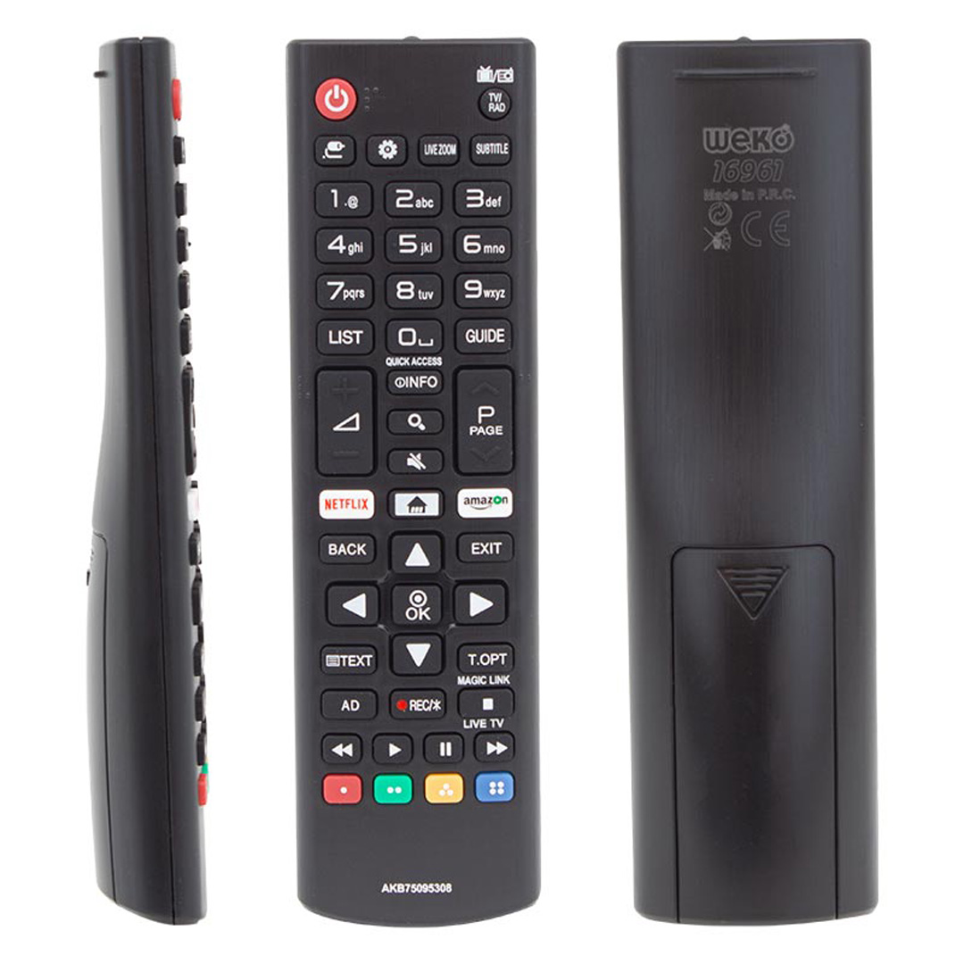 LG NETFLIX-AMAZON TUŞLU LCD-LED TV KUMANDA (AKB75095308CAS65BN708) (5271)