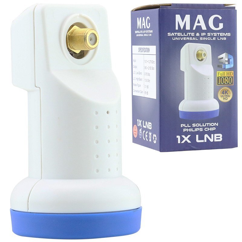 MAG TEKLİ SINGLE LNB ALTIN UÇLU SHARP CHİP 0.1DB (5271) MAG TEKLİ SINGLE LNB ALTIN UÇLU SHARP CHİP 0.1DB (5271)