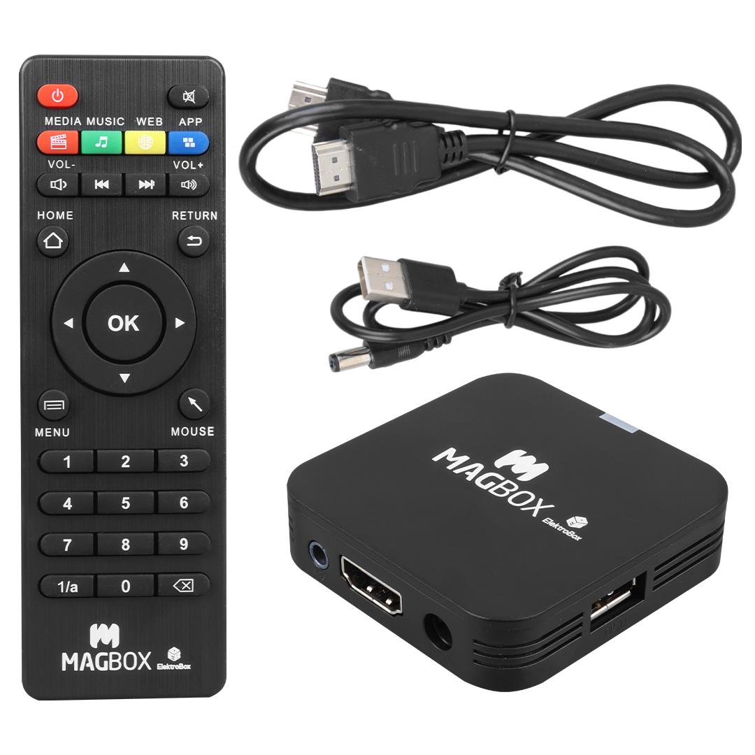 MAGBOX ELECTROBOX 2 GB RAM H313 İŞLEMCİ 16 GB HDD 4K ULTRA HD ANDROID BOX (ANDROID 10) (5271)
