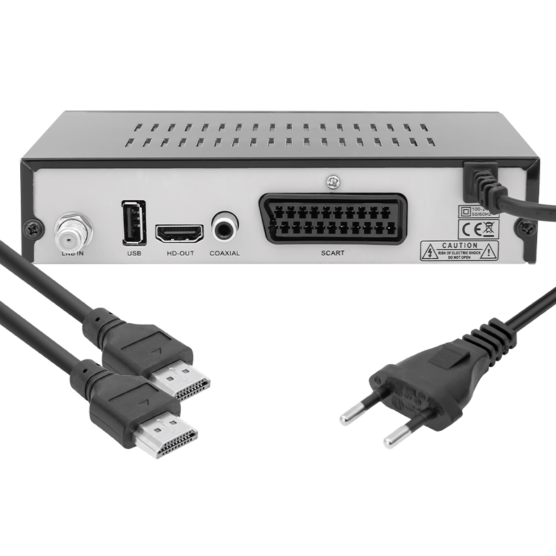 MAGBOX PLUTON S YENİ MODEL KASALI FULL HD UYDU ALICISI TKGSLİ (SCART+HD) HDMI KABLO DAHİL (5271)