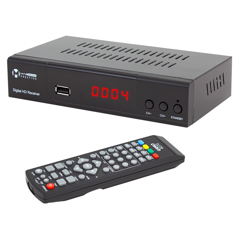 MAGBOX PRESTİGE DVB-T2/C FULL HD MİNİ KARASAL-UYDU ALICISI (HDMI+SCART) YOUTUBELU (5271)