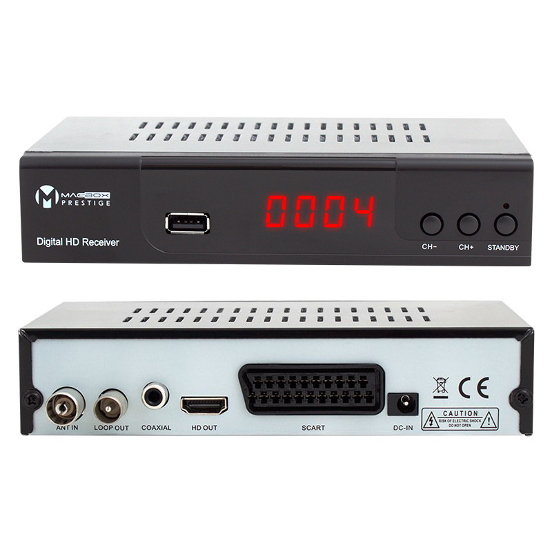 MAGBOX PRESTİGE DVB-T2/C FULL HD MİNİ KARASAL-UYDU ALICISI (HDMI+SCART) YOUTUBELU (5271)