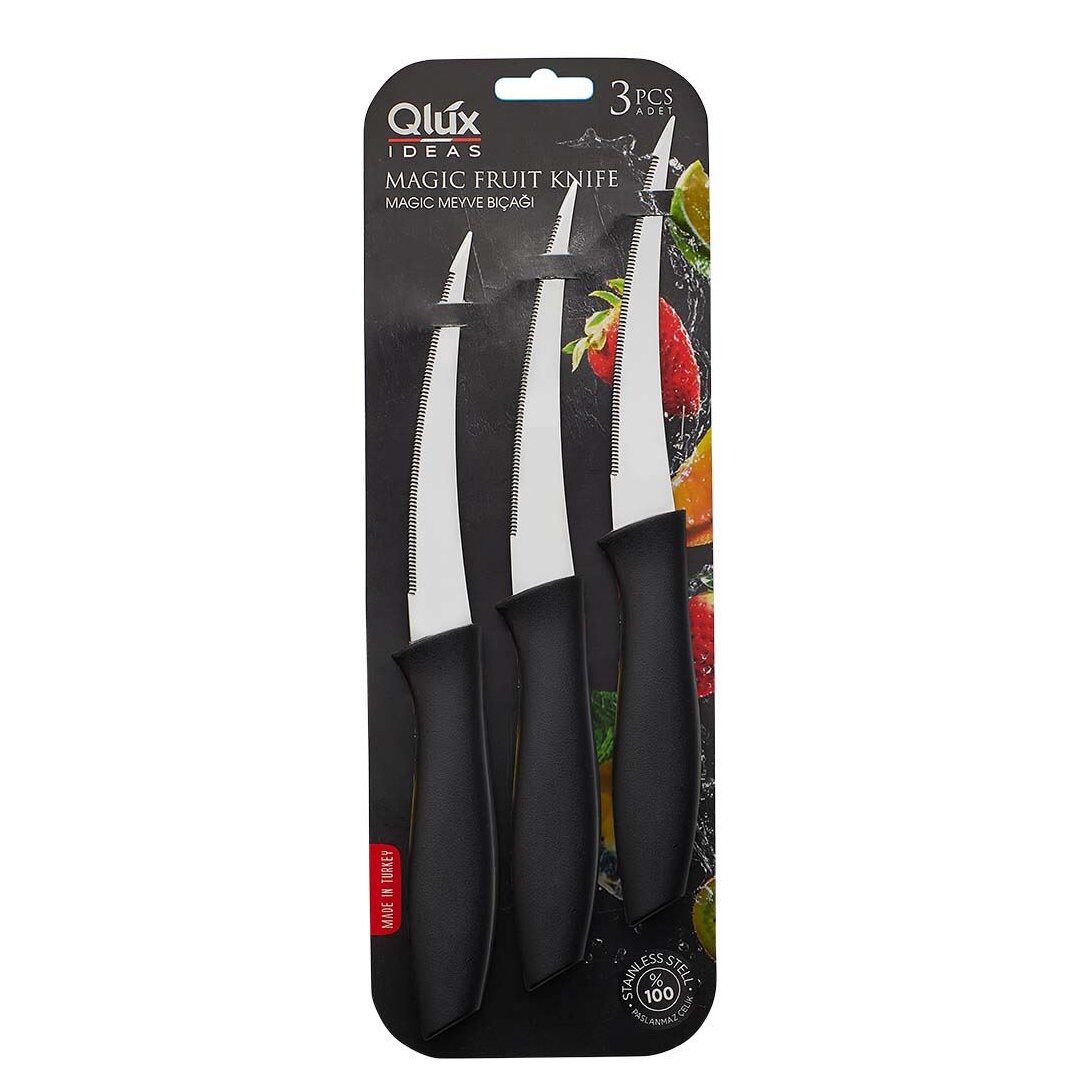 MAGIC 3PCS TIRTIRLI MEYVE BIÇAK (5271)