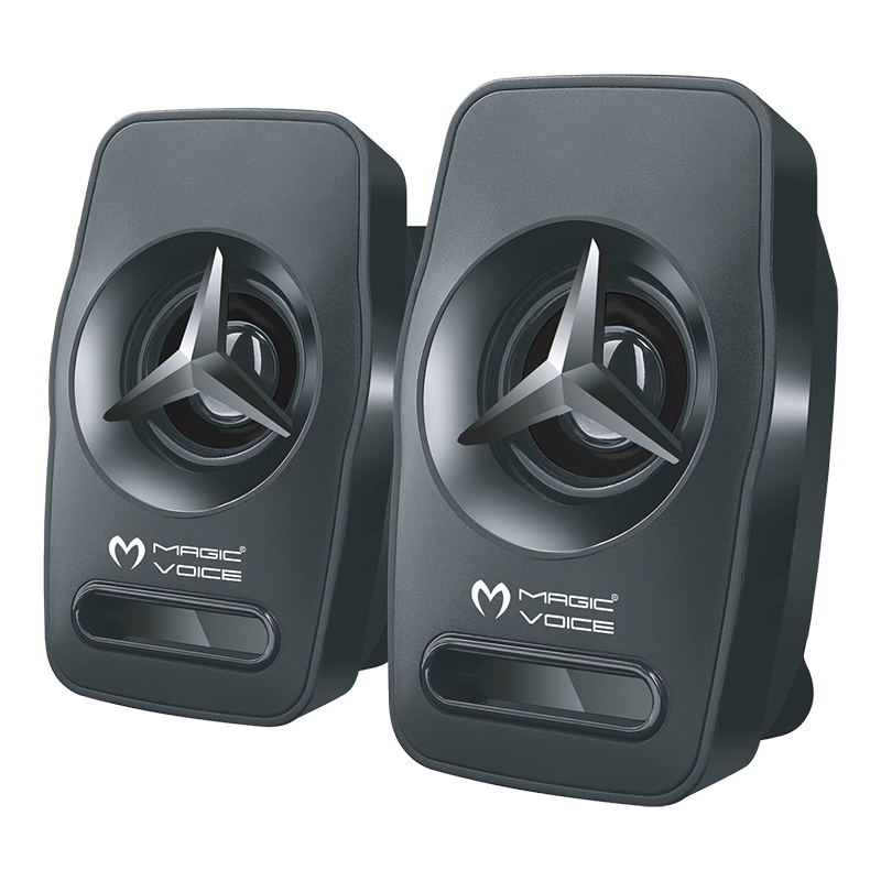 MAGICVOICE T-19 1+1 USB PC MİNİ HOPARLÖR (2X3 WATT) (5271)