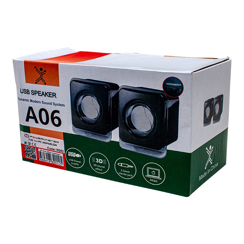 MAGICVOICE A-06 1+1 USB MİNİ PC HOPARLÖR (2X3 WATT) (5271)