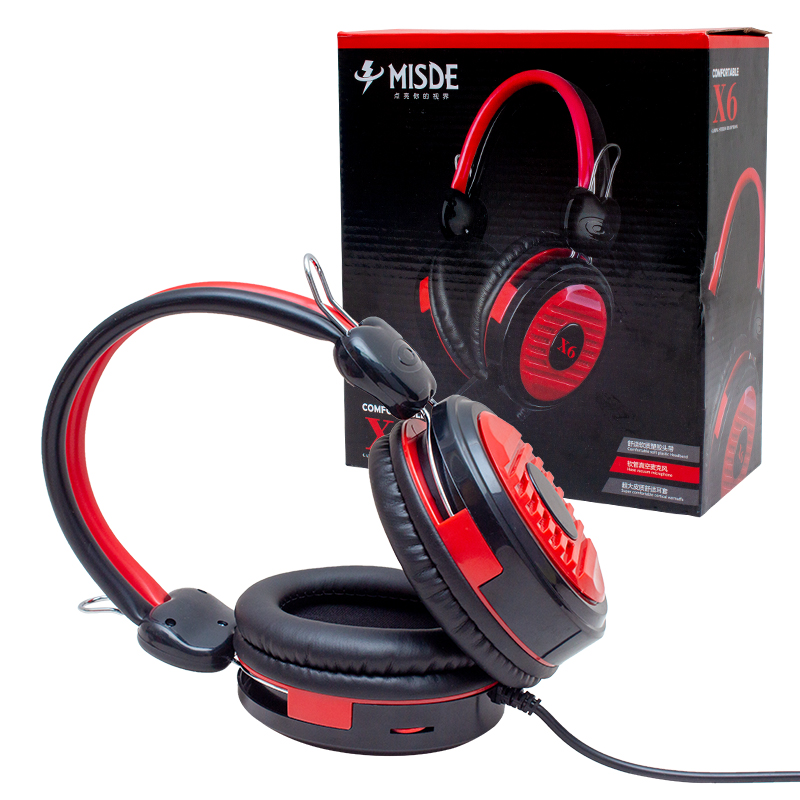 MAGICVOICE X6 MİSDE 3.5MM AUX GİRİŞLİ KULAKÜSTÜ STEREO MİKROFONLU OYUNCU KULAKLIK (5271)