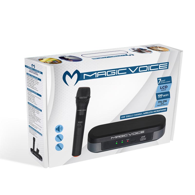 MAGICVOICE MV-3811 VHF EL TİPİ TELSİZ MİKROFON (5271) MAGICVOICE MV-3811 VHF EL TİPİ TELSİZ MİKROFON (5271)