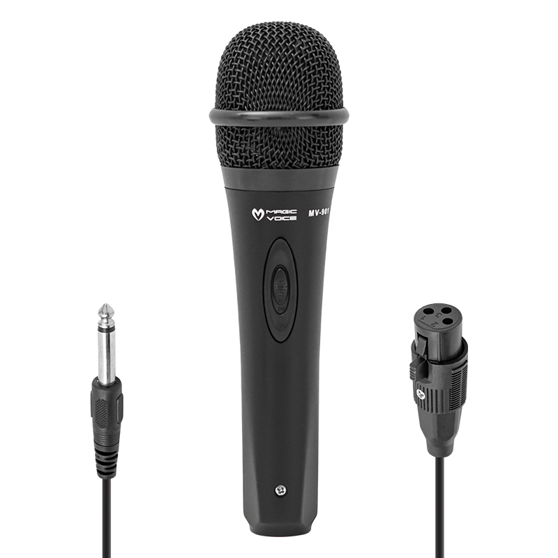 MAGICVOICE MV-901 DİNAMİK PROFESSIONAL KABLOLU EL MİKROFONU ( 2.5 MT KABLOLU ) (5271)