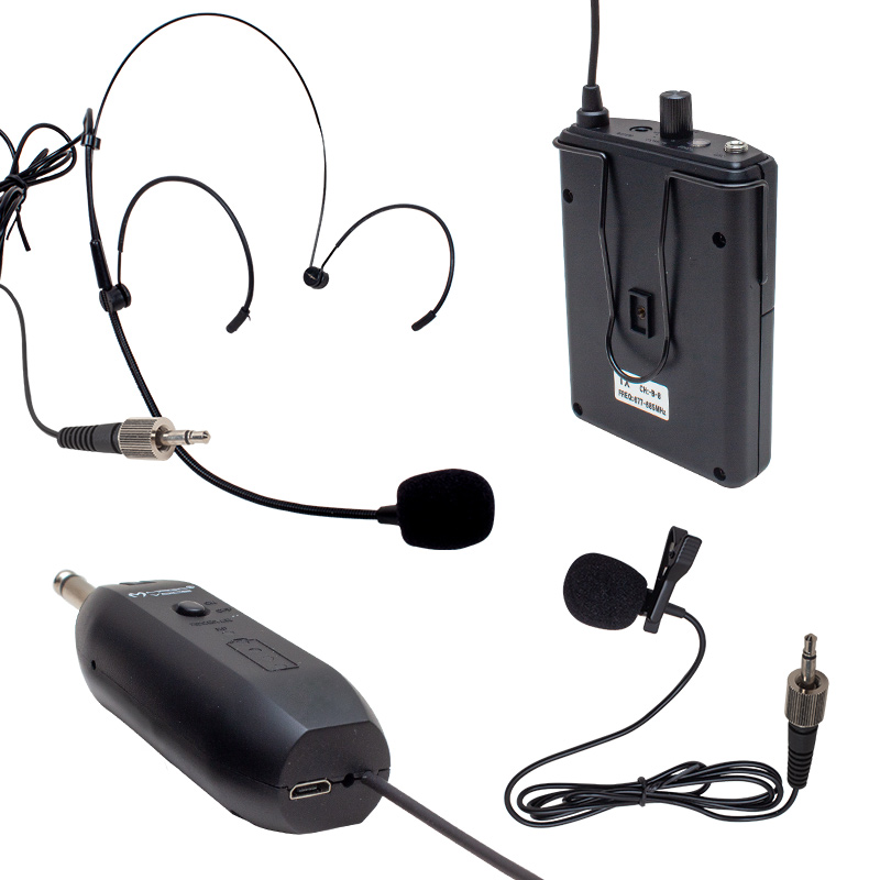 MAGICVOICE MV-19599 UHF KABLOSUZ YAKA MİKROFON (5271)