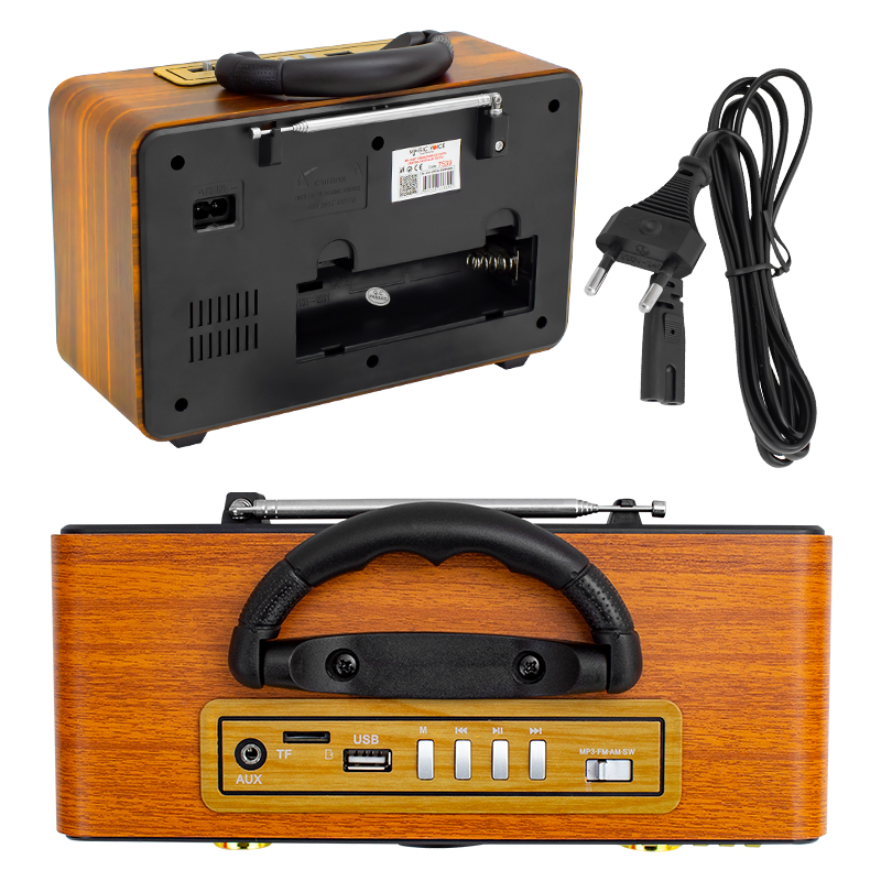 MAGICVOICE MV-112BT USB/SD/FM/BLUETOOTH DESTEKLİ NOSTALJİK RADYO (5271)