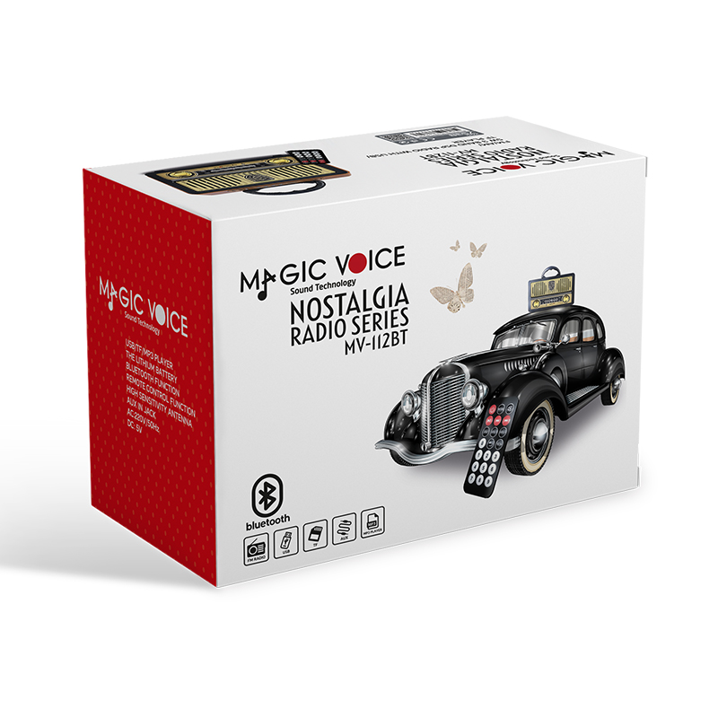 MAGICVOICE MV-112BT USB/SD/FM/BLUETOOTH DESTEKLİ NOSTALJİK RADYO (5271) MAGICVOICE MV-112BT USB/SD/FM/BLUETOOTH DESTEKLİ NOSTALJİK RADYO (5271)