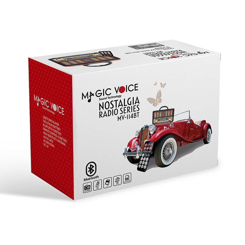 MAGICVOICE MV-114BT USB/SD/FM/BLUETOOTH DESTEKLİ TEK HOP LU NOSTALJİK RADYO (5271) MAGICVOICE MV-114BT USB/SD/FM/BLUETOOTH DESTEKLİ TEK HOP LU NOSTALJİK RADYO (5271)