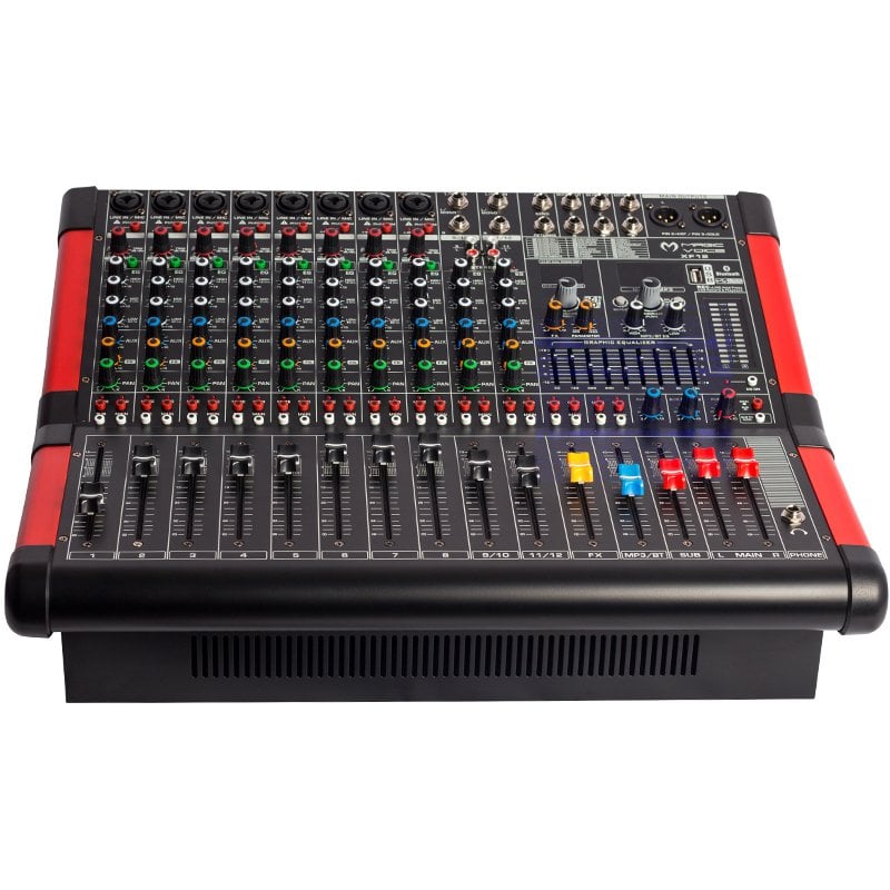 MAGICVOICE MV-A1200 12 XF CH-2X650-W USB/BT/POWER MİXER ANFİ (5271)