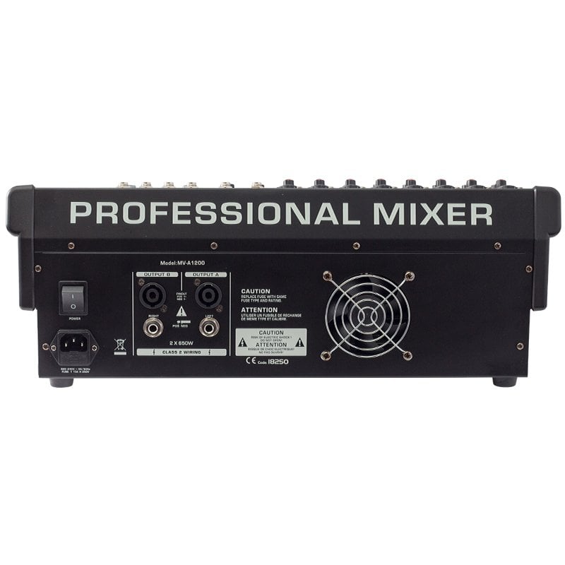 MAGICVOICE MV-A1200 12 XF CH-2X650-W USB/BT/POWER MİXER ANFİ (5271)