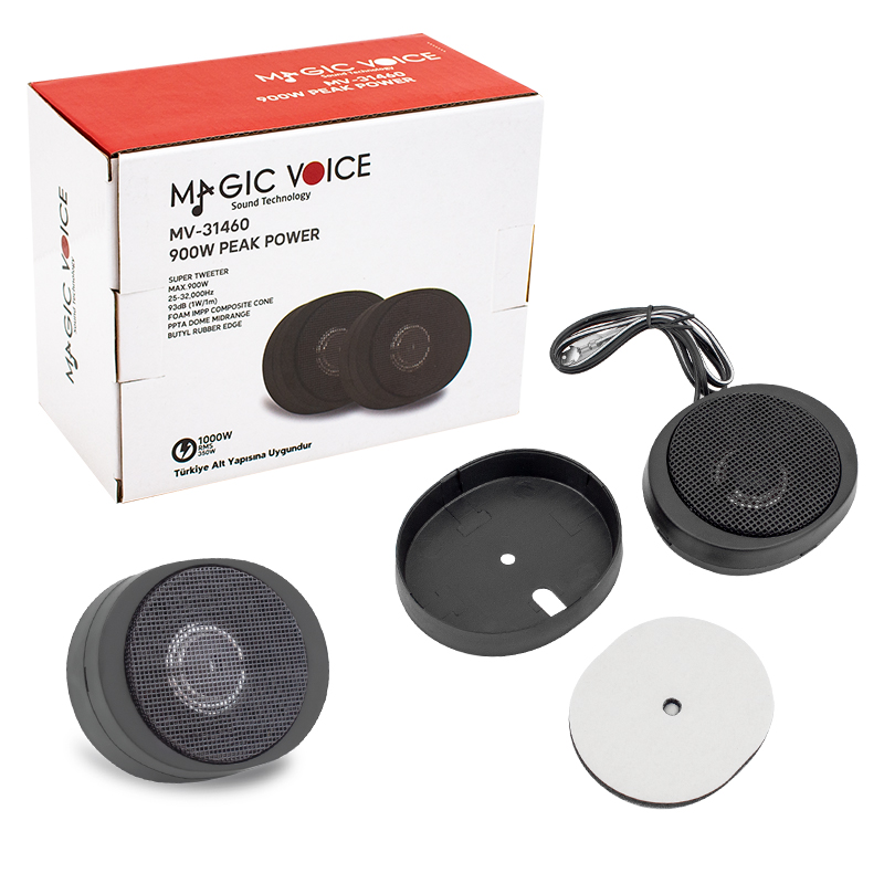 MAGICVOICE MV-31460 900W PEAK POWER RMS:350W DOME OTO TWEETER (5271) MAGICVOICE MV-31460 900W PEAK POWER RMS:350W DOME OTO TWEETER (5271)