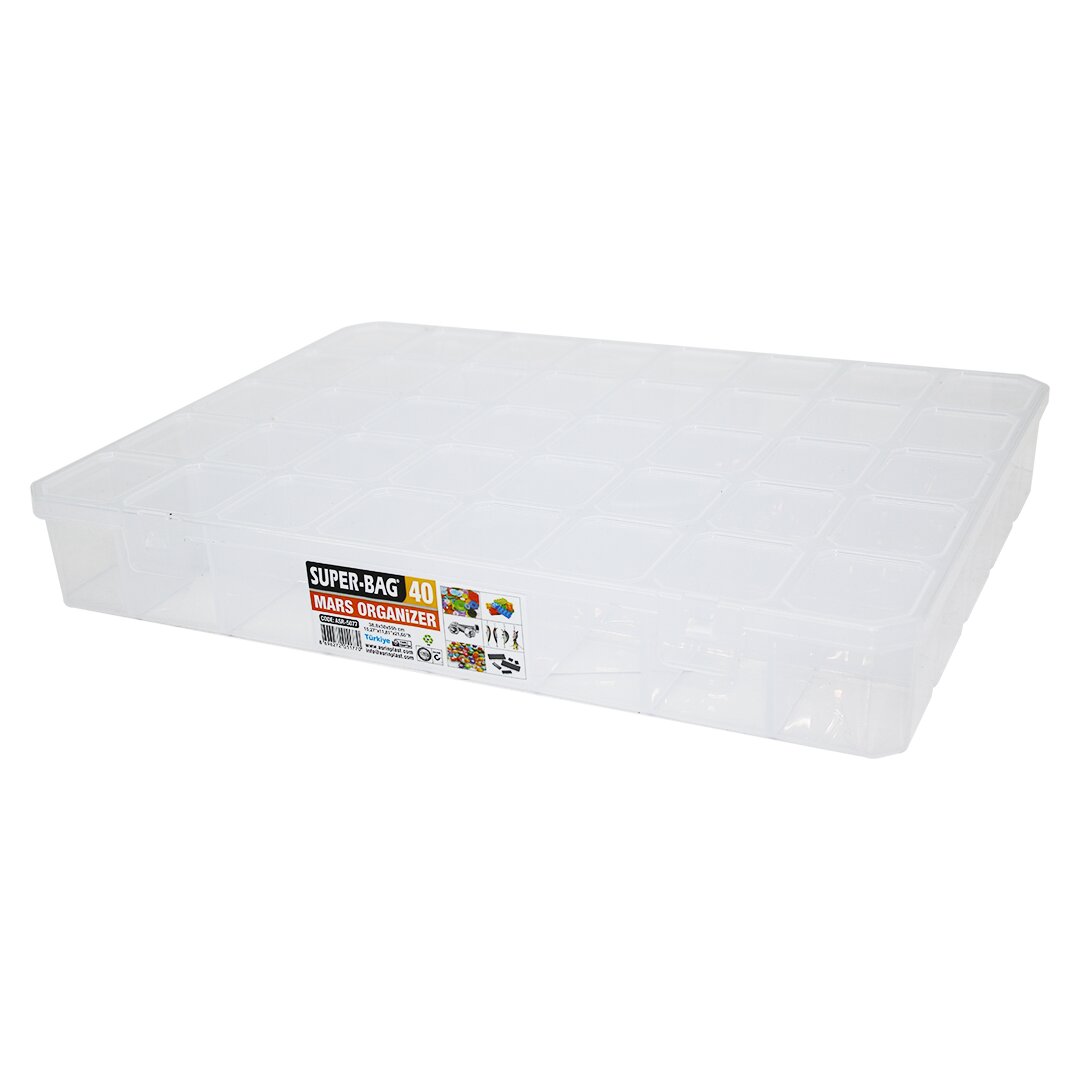 MARS 40 BÖLMELİ ŞEFFAF ORGANİZER BOX (5271)