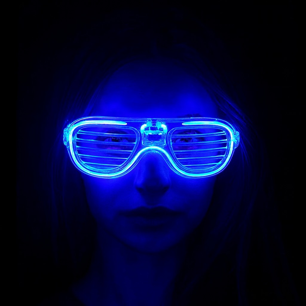 Mavi Led Işıklı Parti Gözlüğü - Neon Glow Şerit Gözlük 3 Modlu (5271) Mavi Led Işıklı Parti Gözlüğü - Neon Glow Şerit Gözlük 3 Modlu (5271)