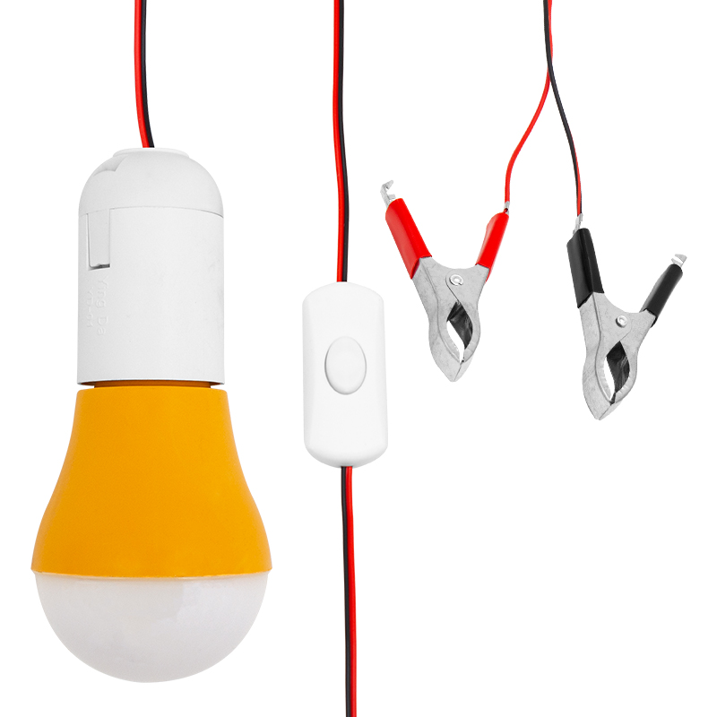 MERLED 12V LED AMPUL AKÜ MAŞALI ANAHTARLI (11050=33698) (5271)