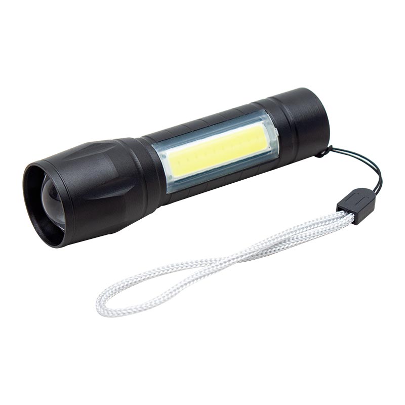 METAL FLASHLIGHT POWER LEDLİ ŞARJLI EL FENERİ (5271)
