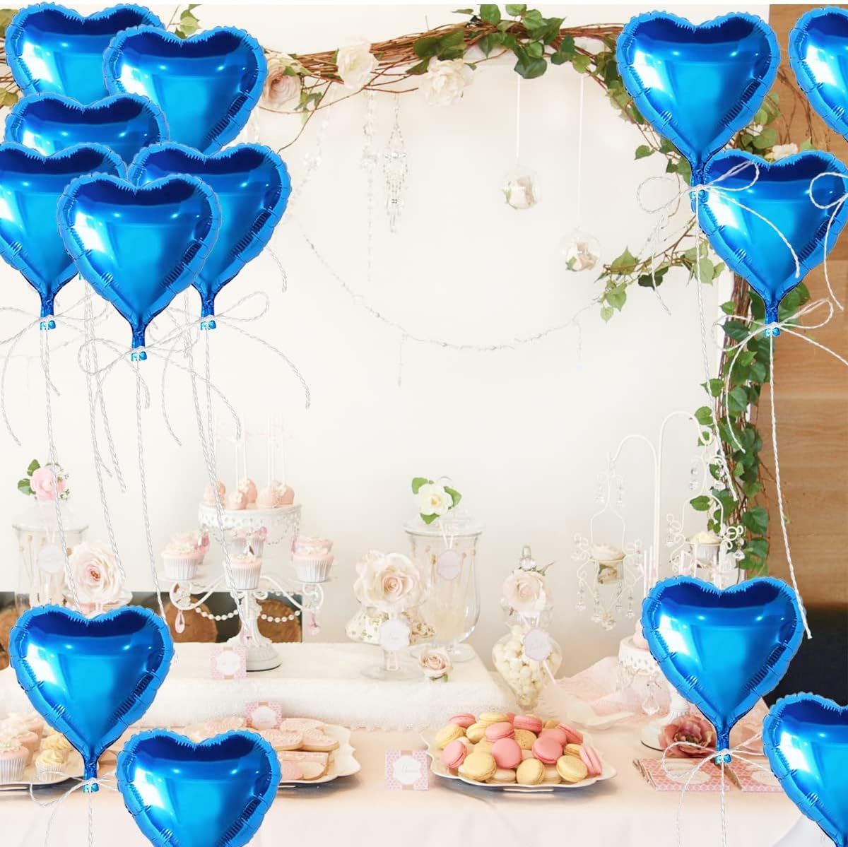 Metalize Parlak Mavi Kalp Şekilli Uçan Balon Folyo 18 inç 45 cm 25 Adet (5271) Metalize Parlak Mavi Kalp Şekilli Uçan Balon Folyo 18 inç 45 cm 25 Adet (5271)