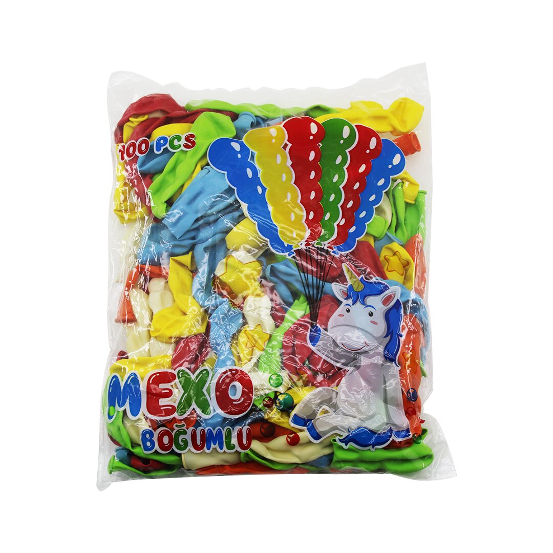 MEXO  BOĞUMLU  BALON  100PCS (5271)