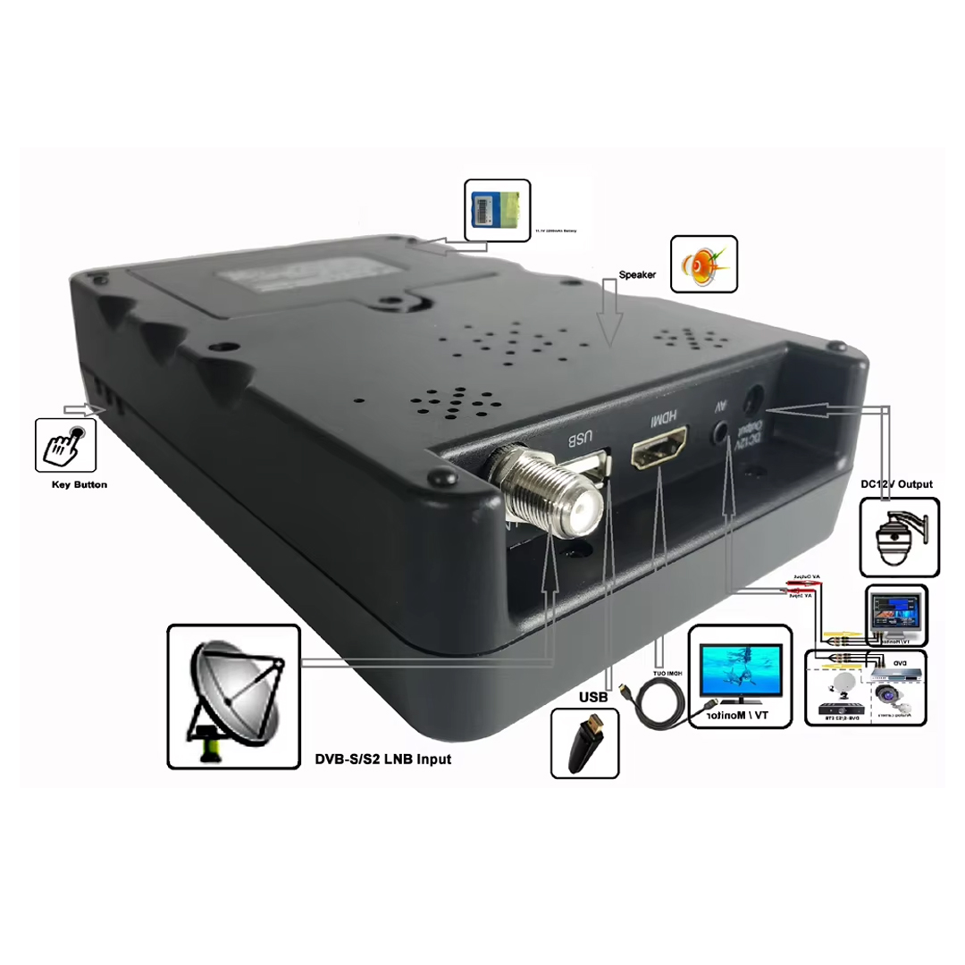 MG-368HD 3.5 İNÇ FULL HD LCD EKRANLI GÖRÜNTÜLÜ DİJİTAL UYDU YÖN BULUCU (5271)
